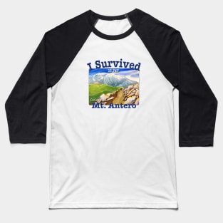 I Survived Mt. Antero, Colorado Baseball T-Shirt